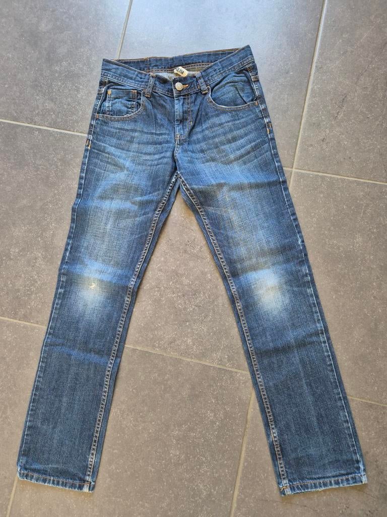 verstelbare jeansbroek regular fit - maat 158, Ophalen, Gebruikt, Jongen, Broek