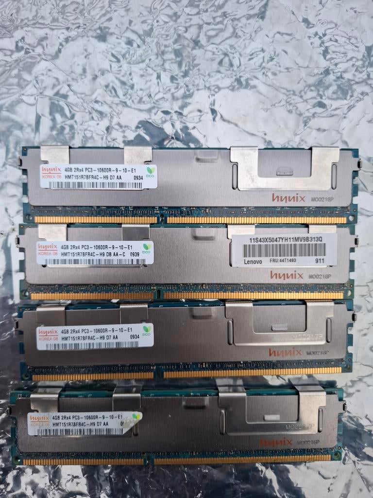 Te koop: 8x 4GB DDR3 ECC FB-DIMM servergeheugen (totaal 32 G, Computers en Software, Ophalen of Verzenden, DDR3, Desktop, 4 GB