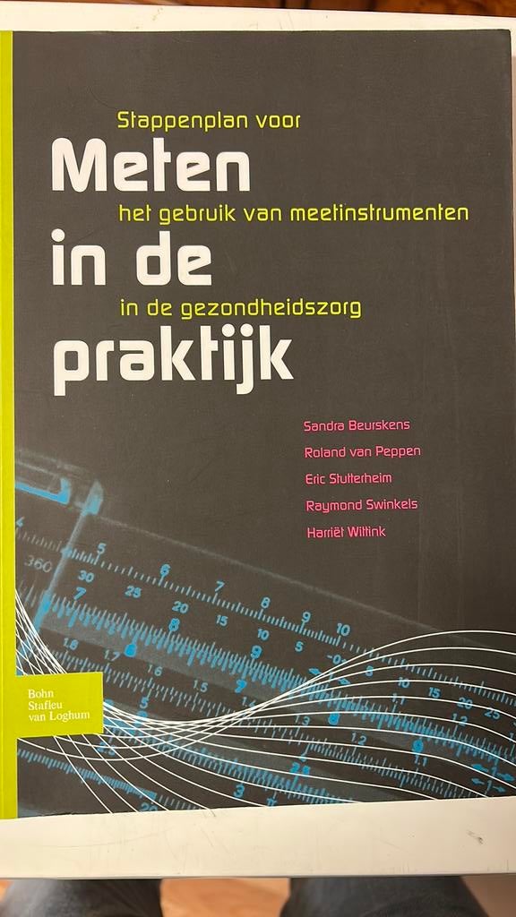 Sandra Beurskens - Meten in de praktijk, Enlèvement, Sandra Beurskens
