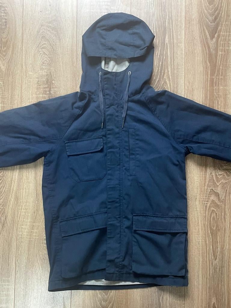 Carhartt Terry Jacket Blue S, Carhartt, Enlèvement, Porté, Bleu