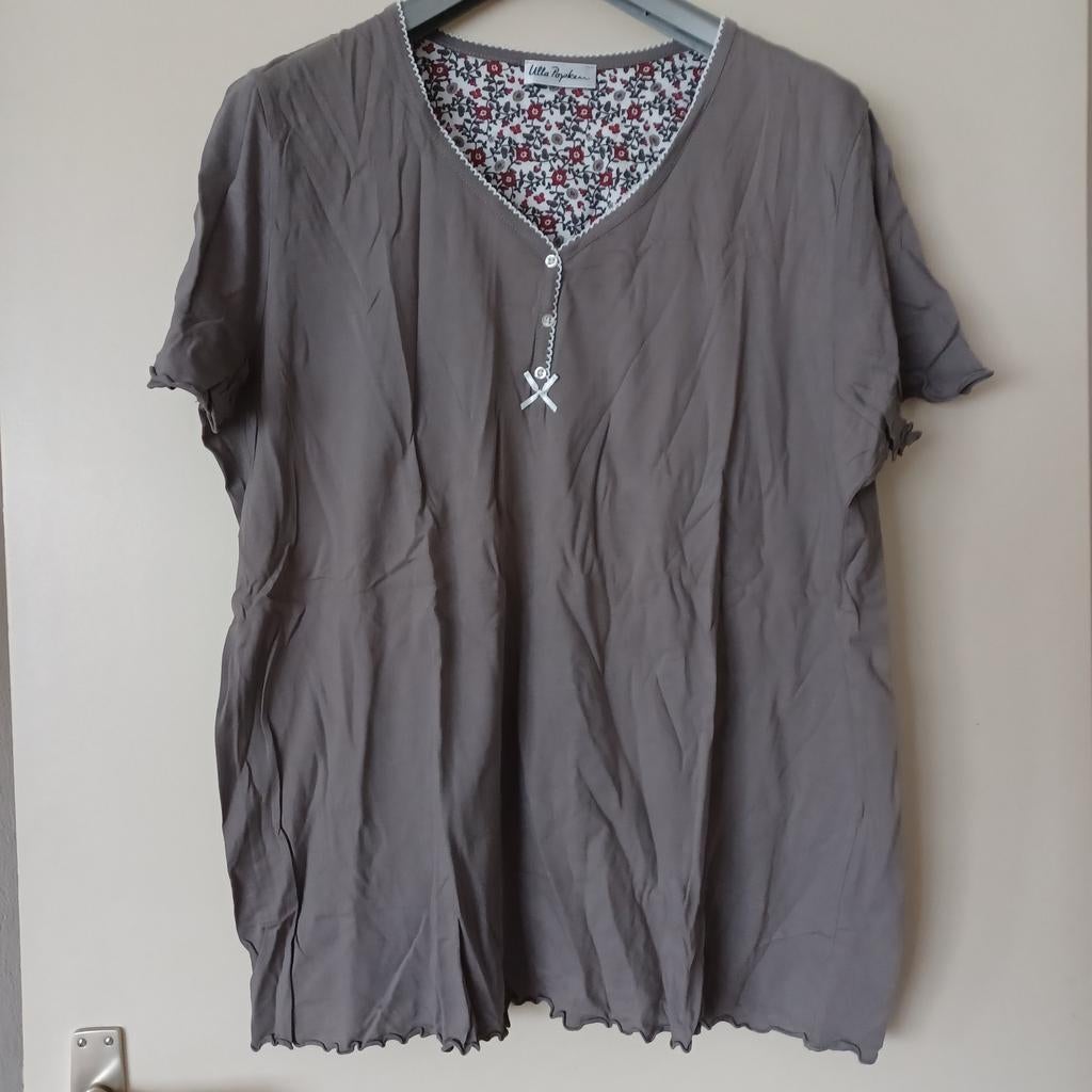 Ulla Popken pyjama met korte broek. Maat 50/52., Enlèvement ou Envoi