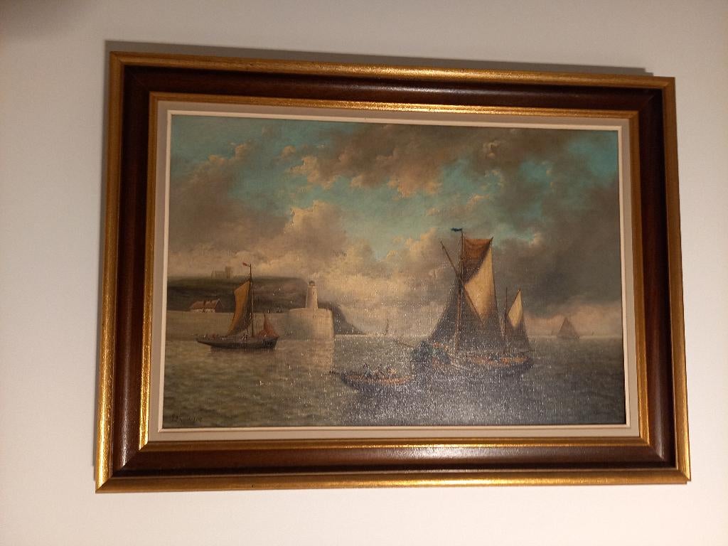 Tableau peinture marine, Antiquités & Art, Enlèvement