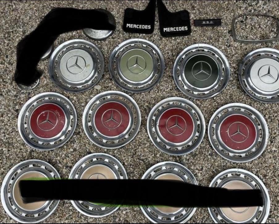 Mercedes w113 w107 wieldoppen, Ophalen, Gebruikt