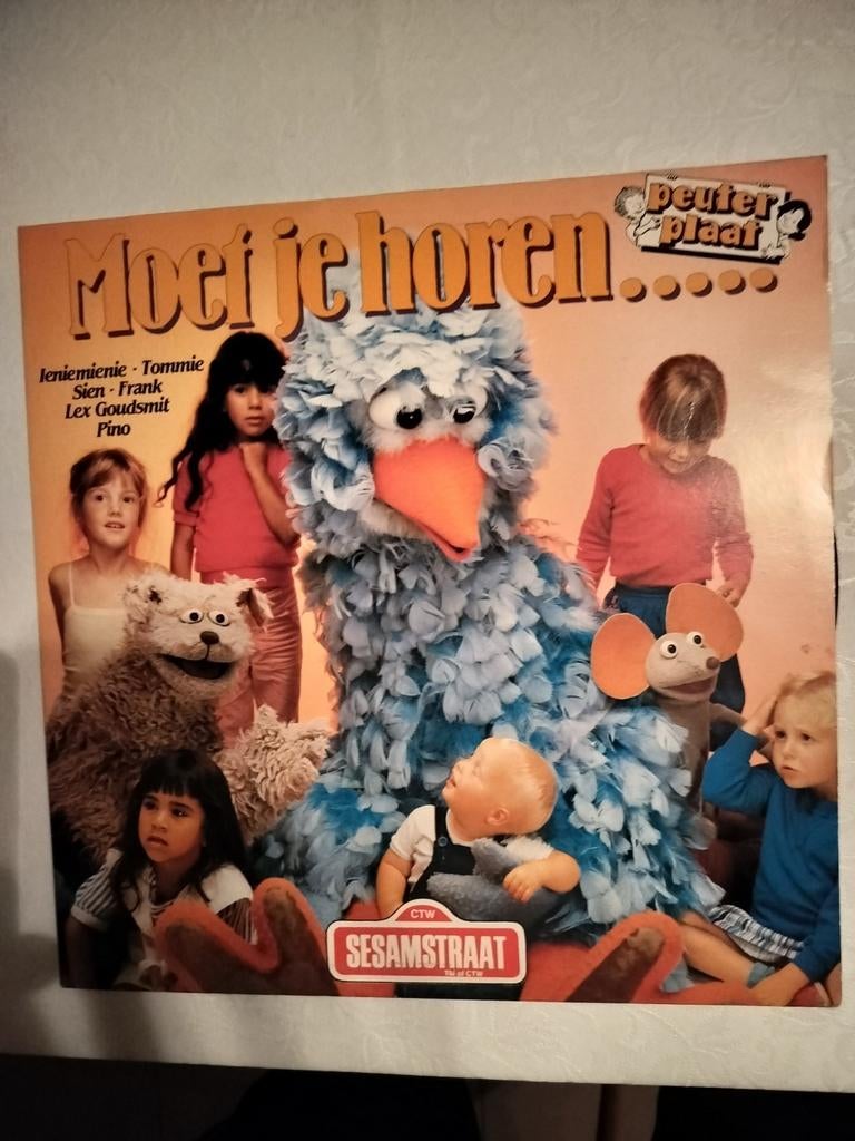 Prima lp Sesamstraat moet je horen, Ophalen of Verzenden, Gebruikt