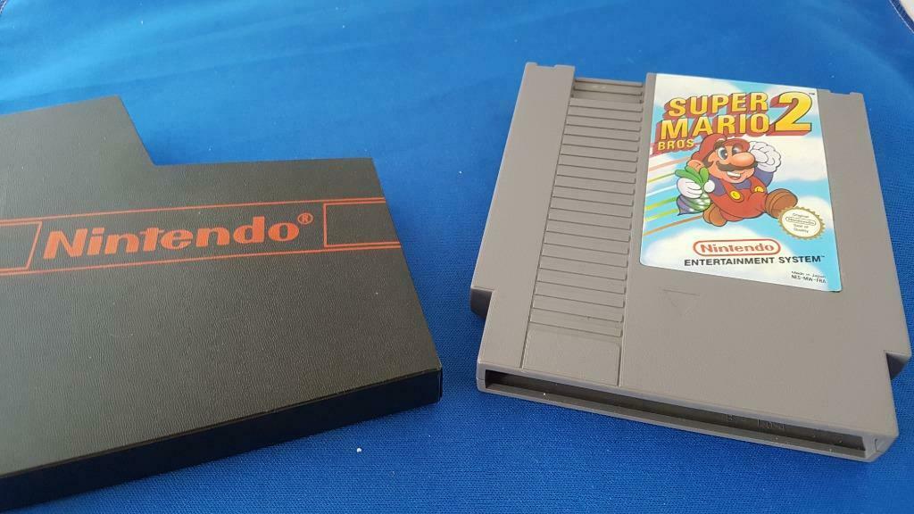 nintendo nes super mario bros 2  1985, Ophalen of Verzenden, Gebruikt