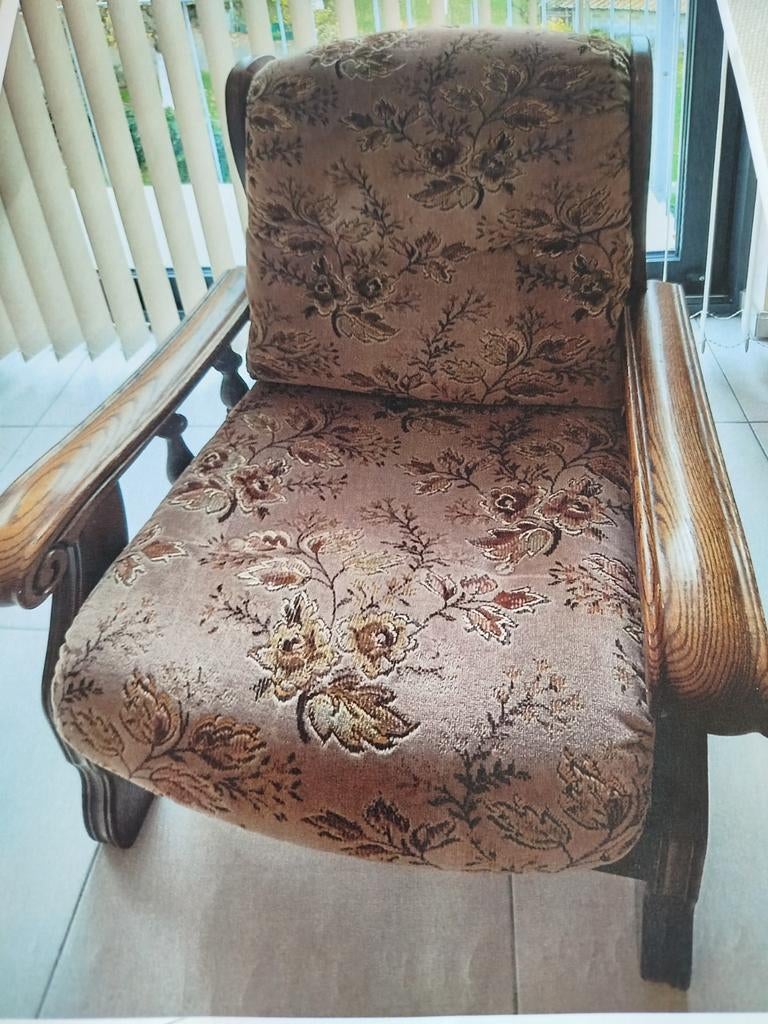 Fauteuil très bon état. Bois de qualité., Enlèvement, Bois