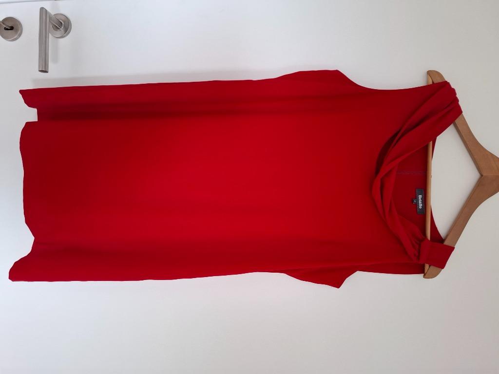 Rode jurk Bel & Bo - T42, Ophalen of Verzenden, Zo goed als nieuw, Rood, Maat 42/44 (L)