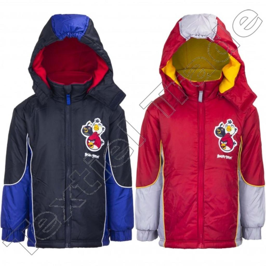 Nieuwe Disney Angry Birds jas winter warm afneembare kap, Verzenden, Nieuw, Disney, Jongen