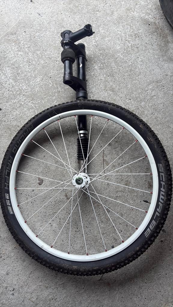 Lefty wiel en lefty vork, Fietsen en Brommers, Ophalen, Gebruikt, Overige merken