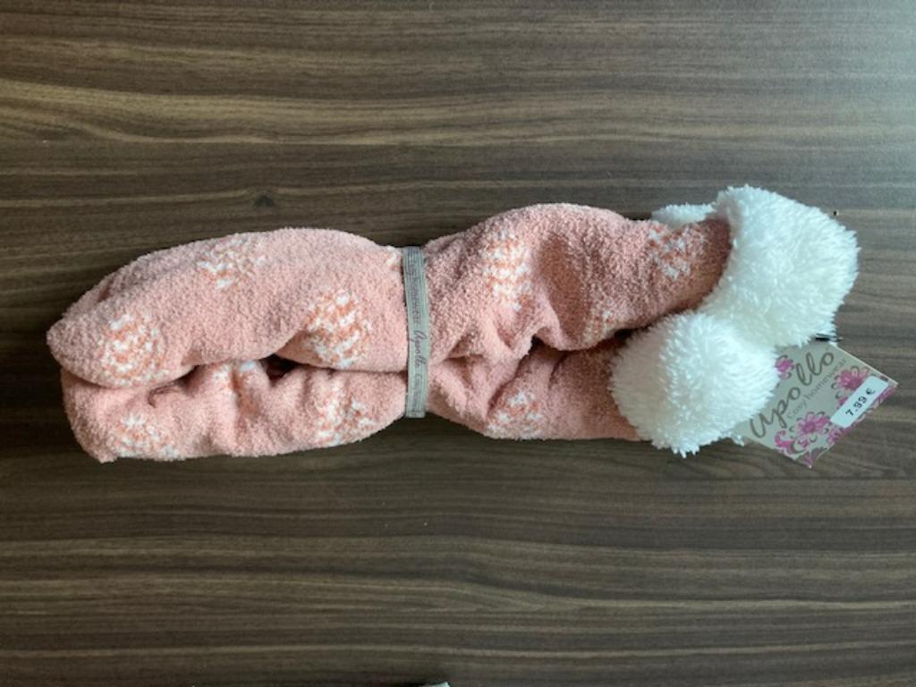 Chaussettes matelassées chaudes Apollo taille 36/41, Neuf, Socquettes et Bas genoux, Enlèvement ou Envoi, Rose