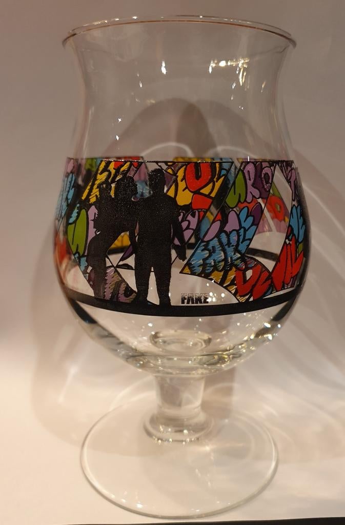 33cl Glas - Duvel FAKE -, Ophalen of Verzenden, Gebruikt, Glas of Glazen, Duvel