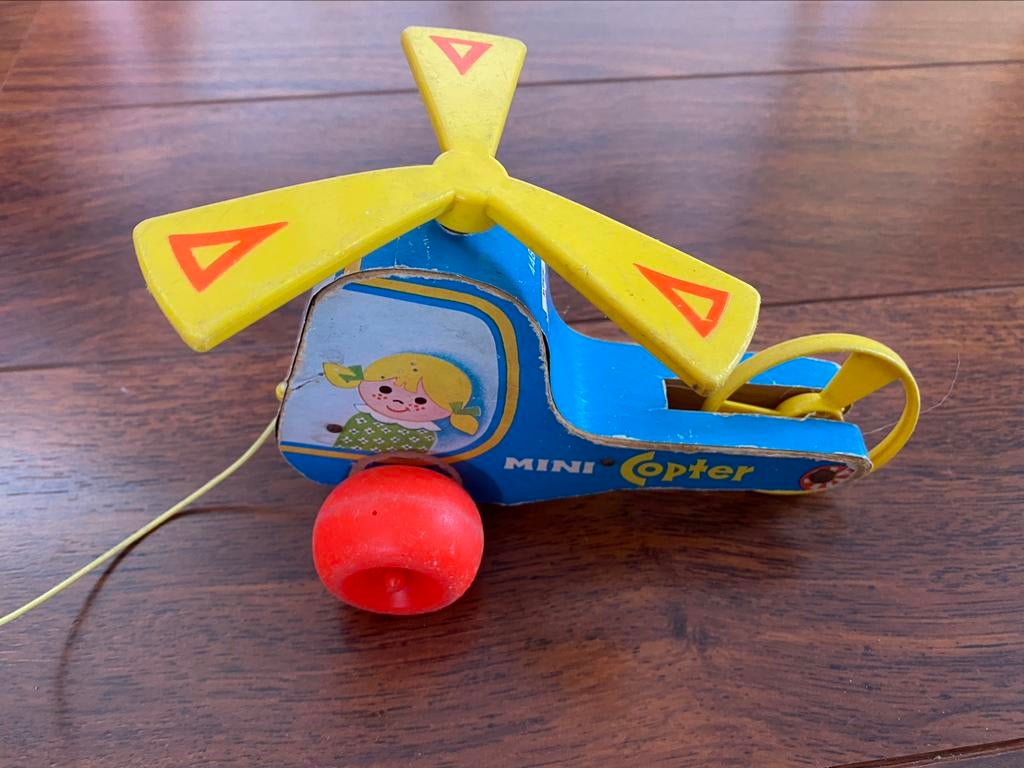 Fisherprice vintage vliegtuig, Ophalen of Verzenden, Gebruikt