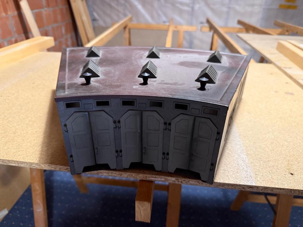 Hangar métallique Marklin 7028, Enlèvement, Utilisé, Pont, Tunnel ou Bâtiment, Courant continu ou Courant alternatif