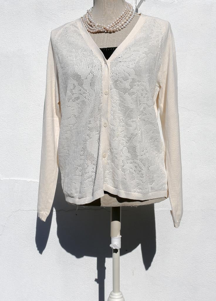 Prachtig origineel vest maat XL, Beige, Maat 42/44 (L), Ophalen of Verzenden, Zo goed als nieuw