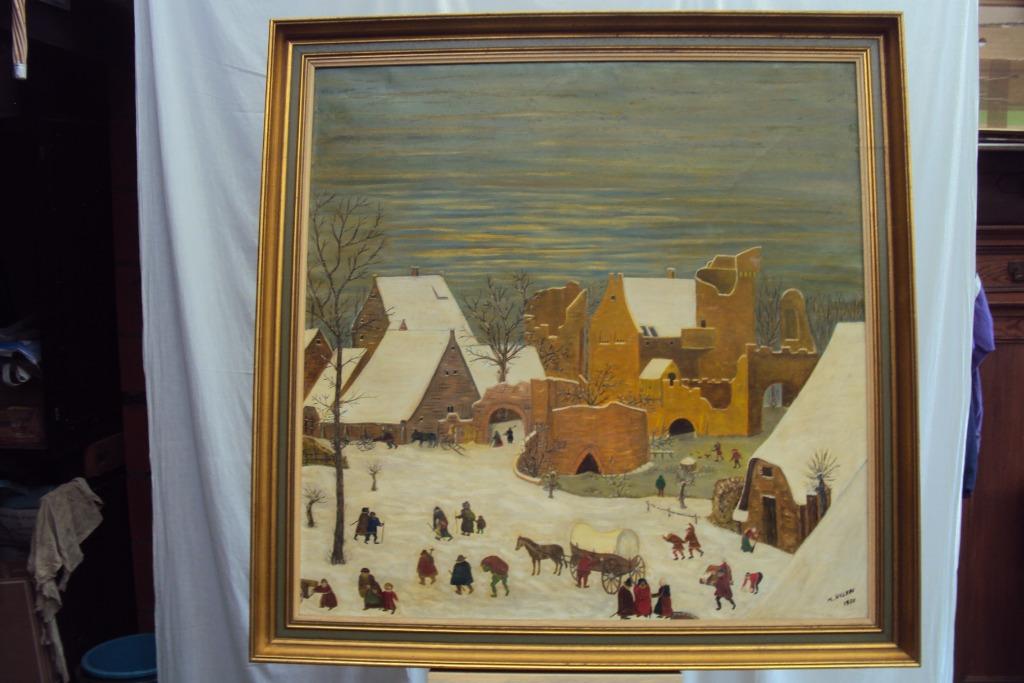 schilderij, Ophalen