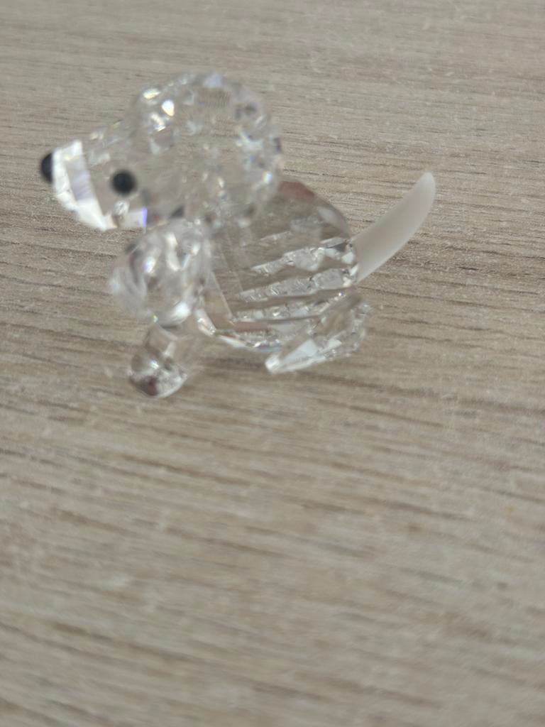 Swarovski Poedel, Ophalen of Verzenden, Zo goed als nieuw, Figuurtje