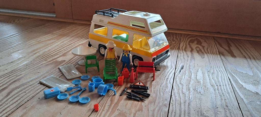 Playmobil camper, Ophalen of Verzenden, Gebruikt