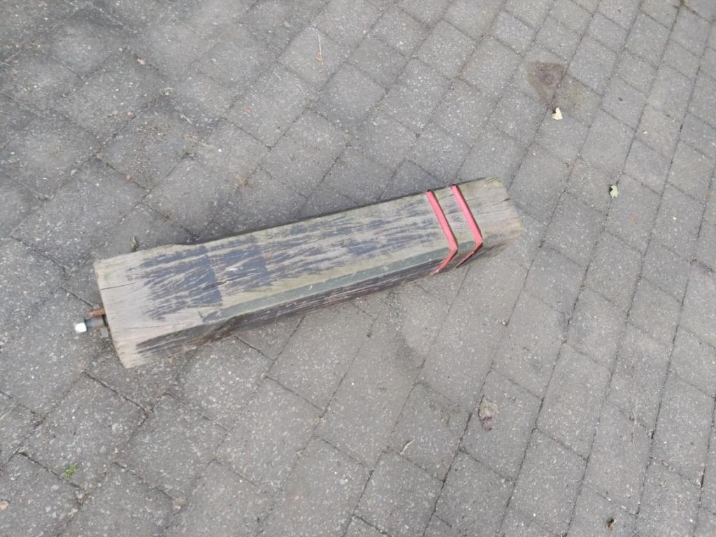 vierkante paal, Ophalen, Gebruikt, Palen, Hardhout