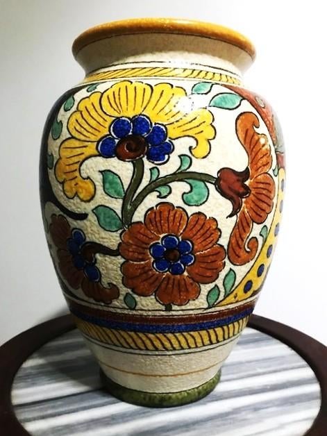 Vase Art Déco Anette Royal Gouda Holland antique😍✨💑🎁🤗👌, Antiquités & Art, Antiquités | Céramique & Poterie, Enlèvement ou Envoi