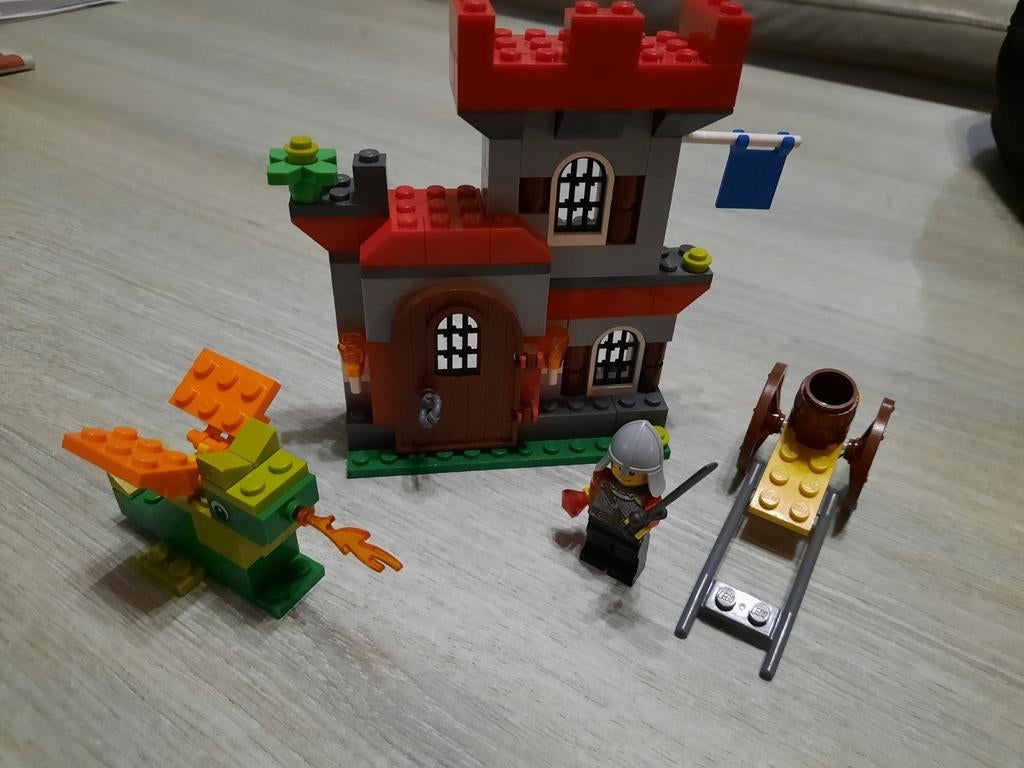 Lego ridder met draak, aliens en watervliegtuig, Ophalen of Verzenden, Gebruikt, Complete set, Lego