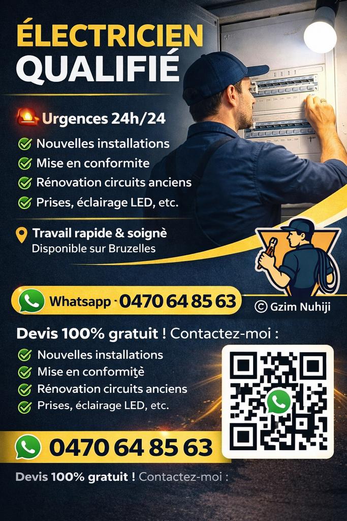 NG ELETRIC SERVICES (0470648563) : INSTALLATION & DÉPANNAGE, Service 24h/24