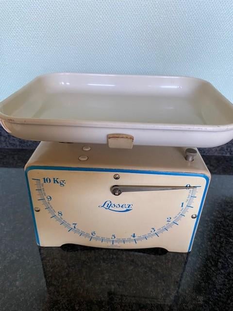 Vintage keukenweegschaal, Lyssex, Antiek en Kunst, Ophalen
