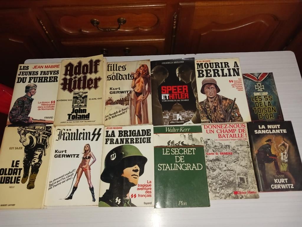 Lot de livres guerre 39/45, Enlèvement