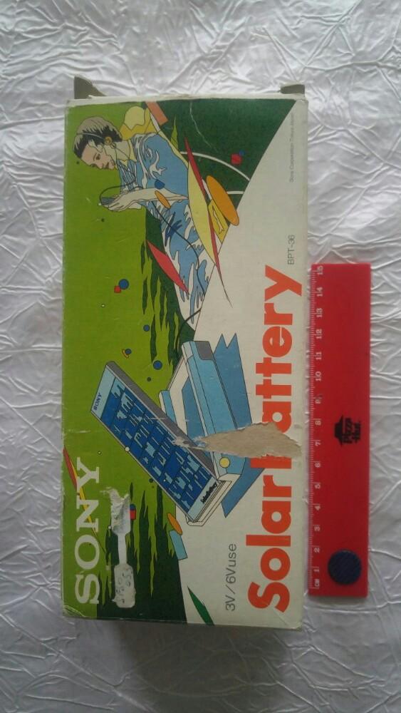 Vintage Powerbank chargeur solar battery Sony BPT-36 Japan, Informatique & Logiciels, Enlèvement ou Envoi, Comme neuf