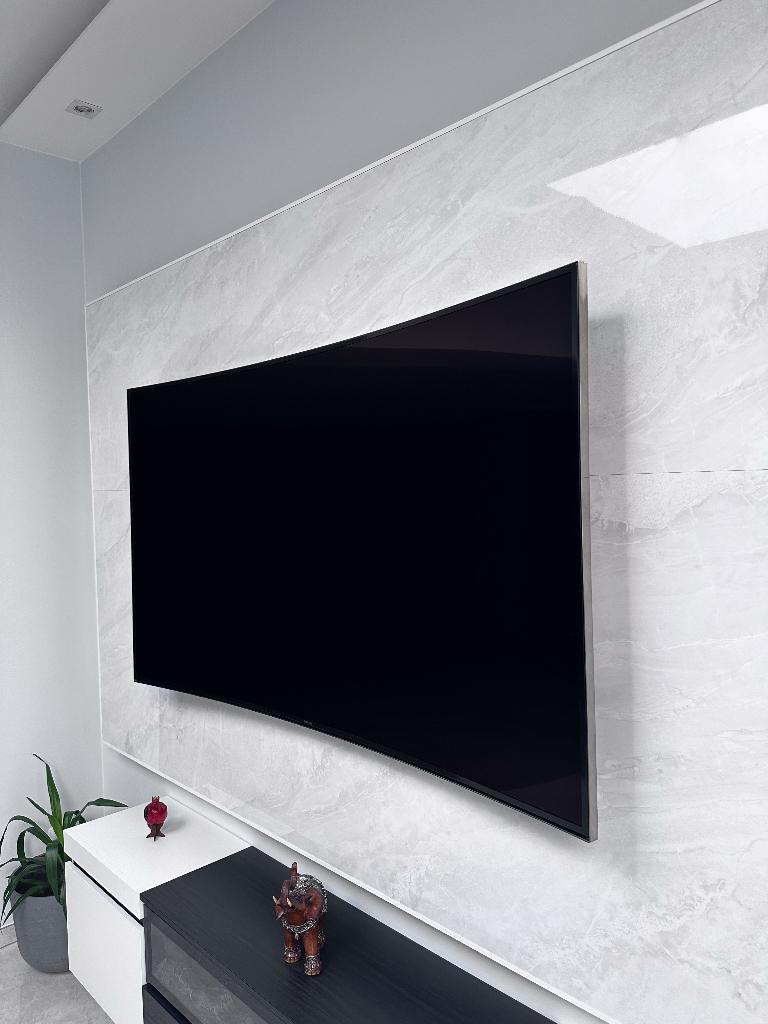 Samsung 4K - 65” UE65HU8500L Zwart Curved Tv met Camera, Audio, Tv en Foto, Televisies, Ophalen, LCD, Zo goed als nieuw, Samsung