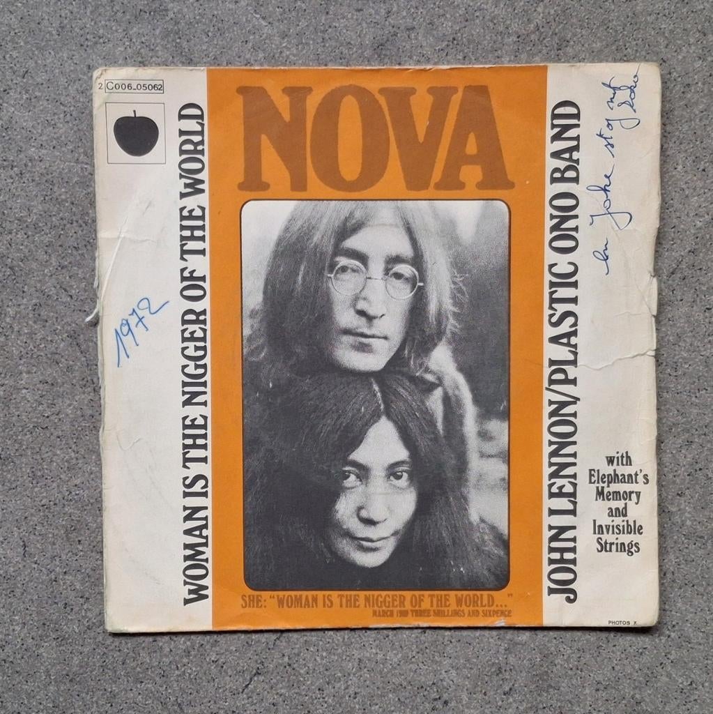 John Lennon: Woman Is The Nigger Of The World (7"), Cd's en Dvd's, Ophalen of Verzenden