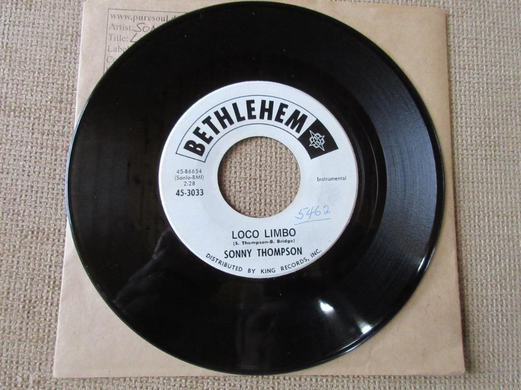 Sonny Thompson — Loco Limbo / Just A Little Bit Of S-O-U-L, Ophalen of Verzenden, Gebruikt, R&B en Soul