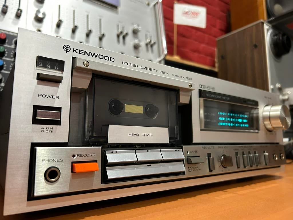 KENWOOD KX-500 deckcassette (gereviseerd), Audio, Tv en Foto, Ophalen of Verzenden, Kenwood