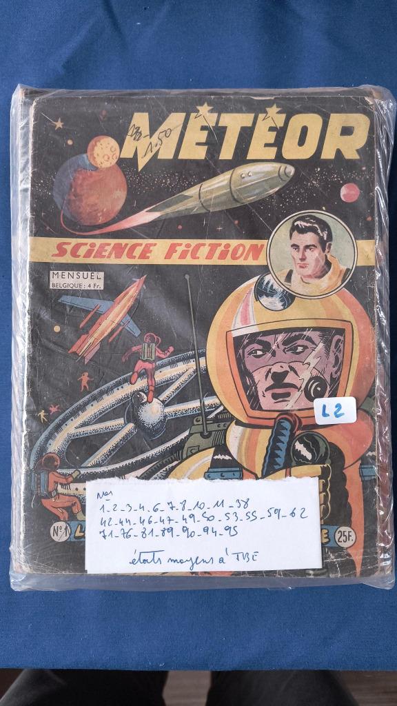 BD METEOR Artima beau lot, 1ers numéros, Livres, Série complète ou Série, Enlèvement ou Envoi, Utilisé