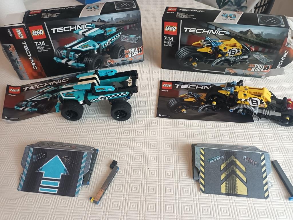 Lego 42059 en 42058, Ophalen, Lego