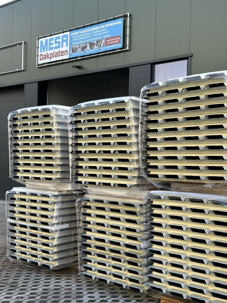Ecodakplaten 3cm  20,50€m2 Alles exc btw, Doe-het-zelf en Bouw, Dakplaat of Dakpanplaat, Overige kleuren, Nieuw, Ophalen of Verzenden