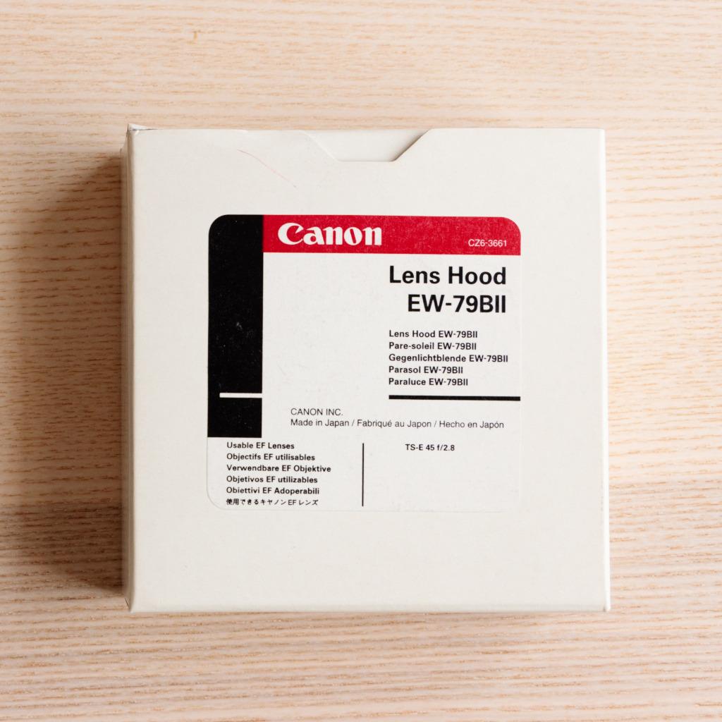 Canon EW-79BII zonnekap voor TS-E 45mm f/2.8 Lens, Audio, Tv en Foto, Foto | Lenzen en Objectieven, Ophalen of Verzenden, Nieuw