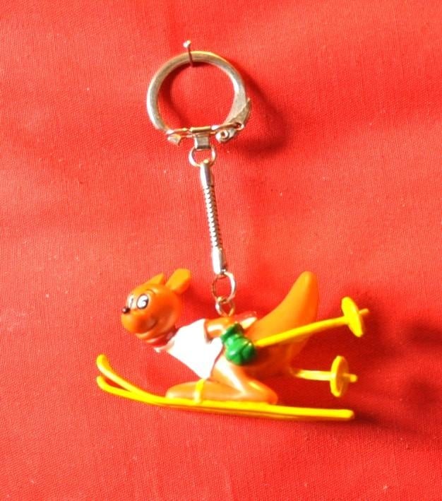 porte cle mascotte walibi ski, Collections, Porte-clés, Enlèvement ou Envoi, Comme neuf, Peluche ou Figurine
