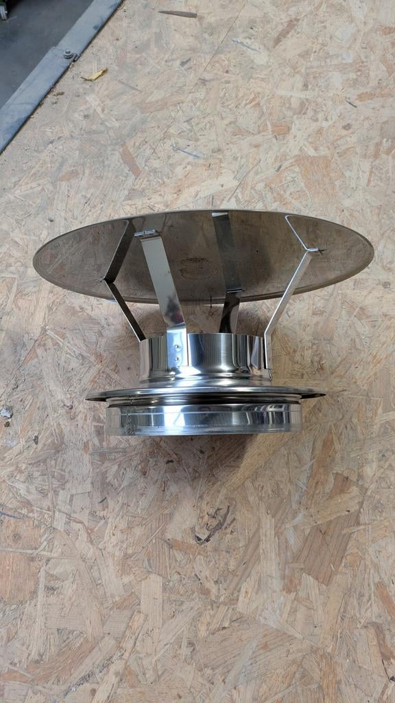 Regenkap rookafvoer 130mm, Ophalen