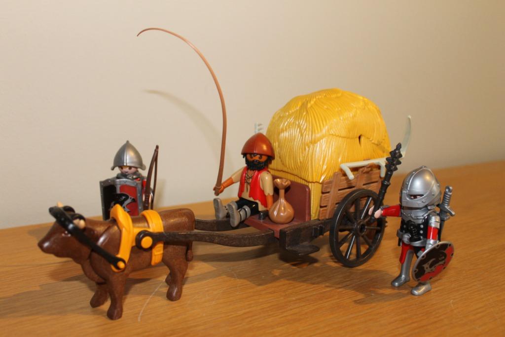 Charrette piégée Playmobil Knights 6005 COMPLET, Enlèvement, Comme neuf, Ensemble complet
