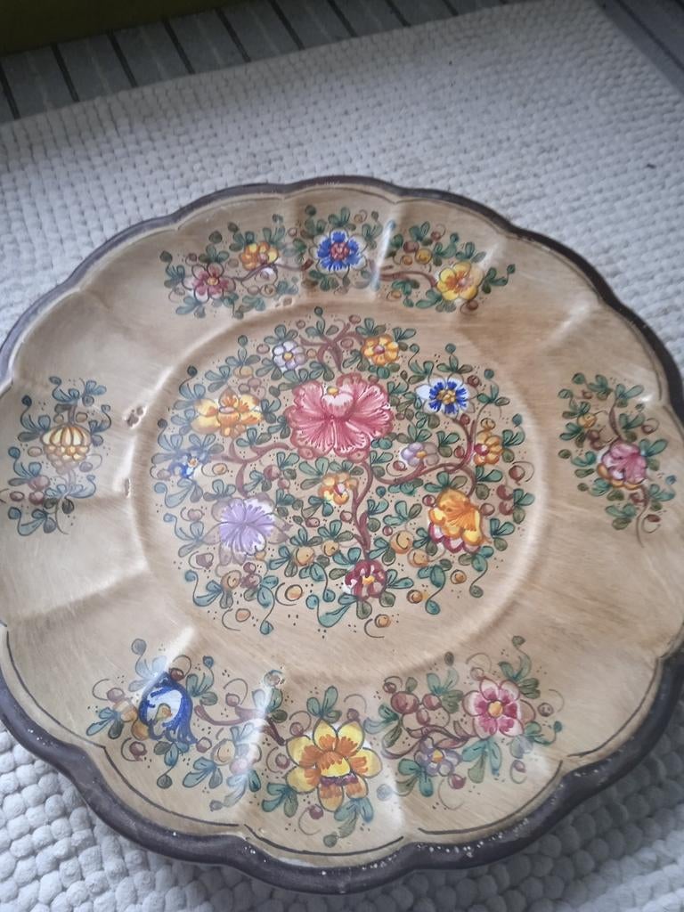 plat italien vintage fait à la main, Enlèvement ou Envoi
