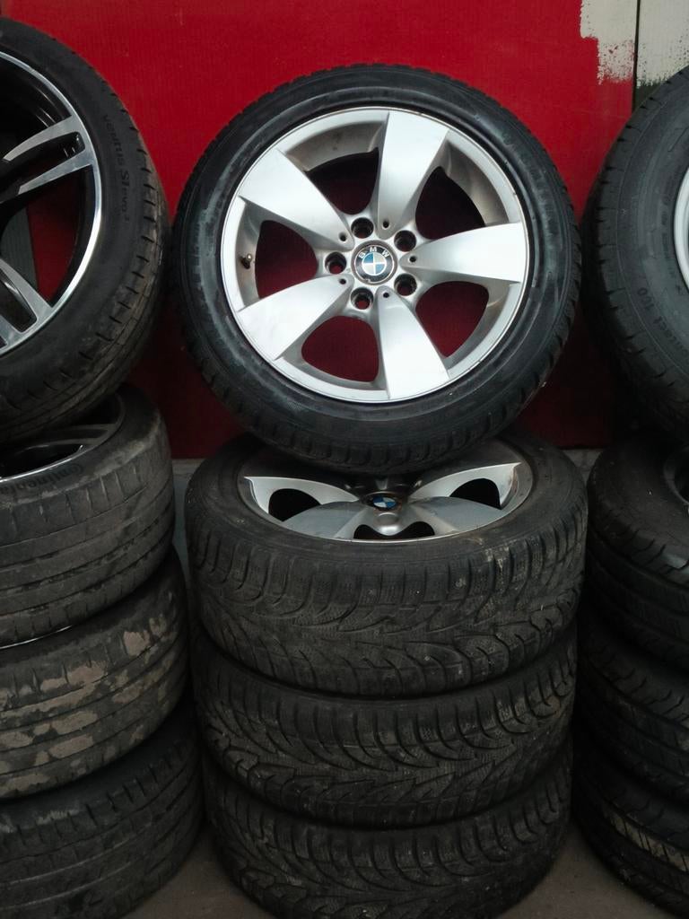 4x originele BMW velgen met Vredestein winterbanden, Auto-onderdelen, Ophalen, Gebruikt, Banden en Velgen, 17 inch