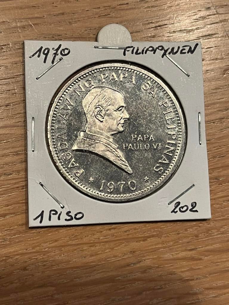 1 piso Filippijnen 1970, Postzegels en Munten, Ophalen of Verzenden, Losse munt
