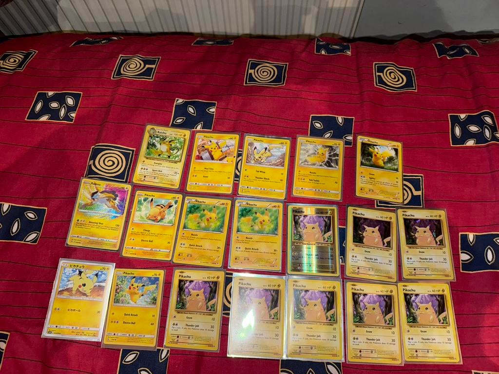 Pikachu pokemon kaarten, Enlèvement ou Envoi, Comme neuf, Cartes en vrac