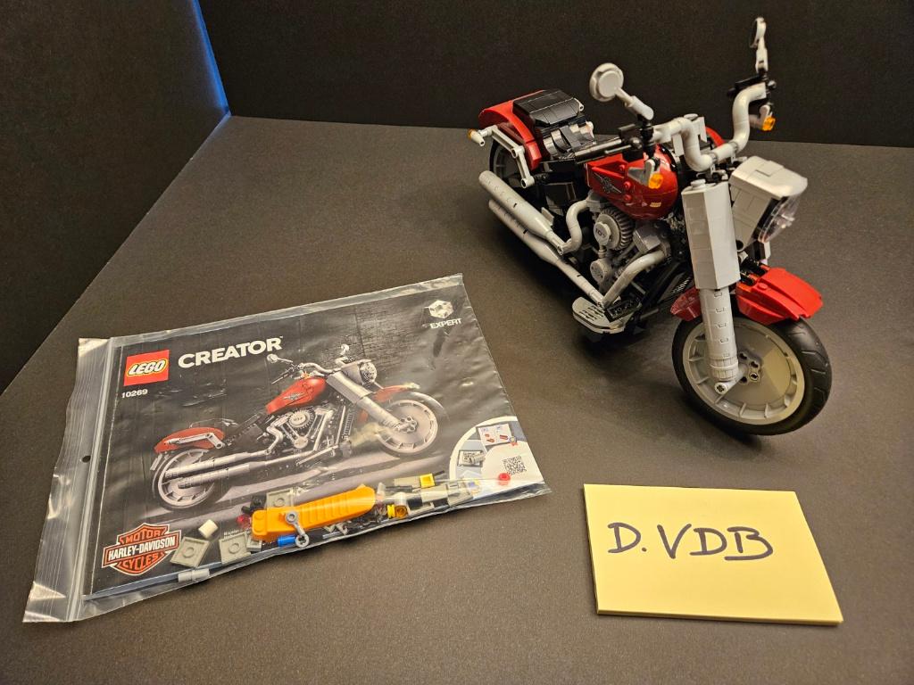 LEGO Technic 10269 Harley-Davidson Fat Boy in topstaat!!!, Kinderen en Baby's, Speelgoed | Duplo en Lego, Zo goed als nieuw, Lego