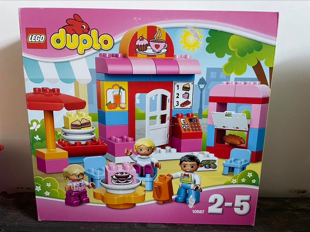 Lego DUPLO Café 10587, Ophalen of Verzenden, Zo goed als nieuw, Complete set, Duplo