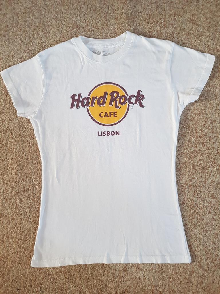 T-shirt Hard Rock Café Lisbon, Vêtements | Femmes, Enlèvement ou Envoi, Comme neuf