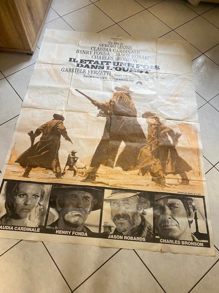 Oude grote filmposter (160 sur 120 cm), Verzamelen, Ophalen of Verzenden, Poster