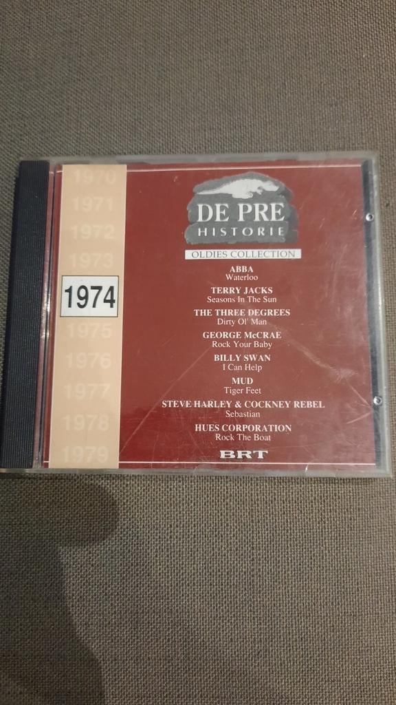Cd DE PRÉHISTORIE 1974 volume 1, Cd's en Dvd's, Cd's | Verzamelalbums, Zo goed als nieuw, Pop, Ophalen of Verzenden