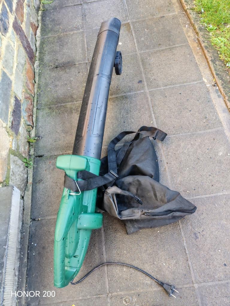 Souffleur et aspirateur de feuilles avec sac électrique, Enlèvement, Électrique