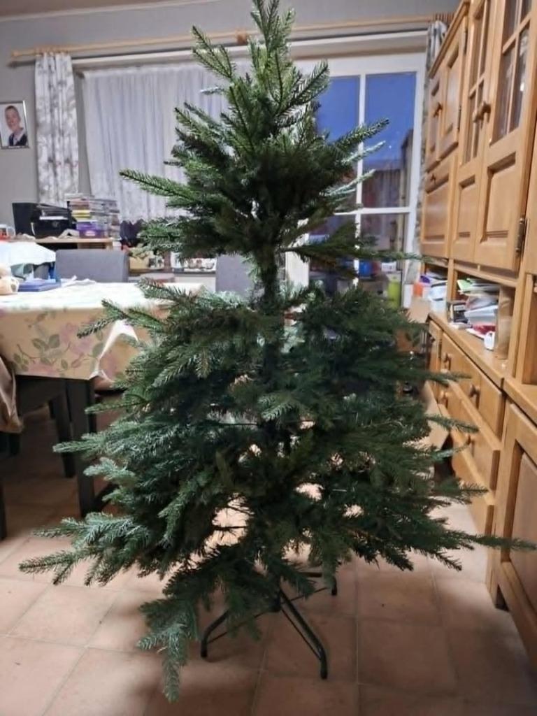 Kunstkerstboom 150 cm met opbergzak., Ophalen, Gebruikt